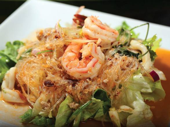 Order Clear Noodle Salad (Yum Woon Sen) food online from Thai By Sushi On Fire store, Fountain Valley on bringmethat.com