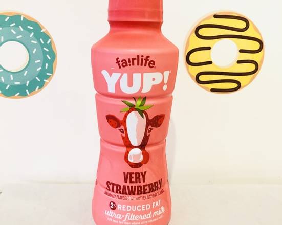 Order Yup! Very Strawberry Milk food online from Donut Tacos Palace store, Austin on bringmethat.com