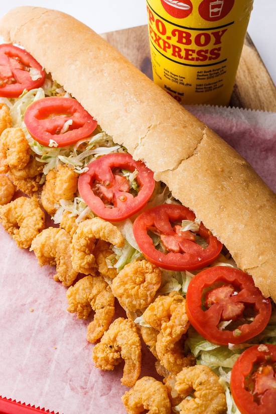 Order Shrimp Po Boy food online from PO-Boy Express store, Baton Rouge on bringmethat.com