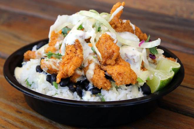 Order #10 Fried Chicken Bowl food online from R Taco store, Minneapolis on bringmethat.com