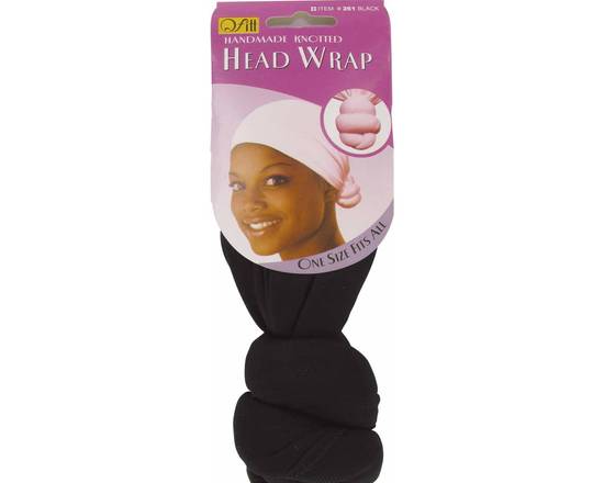 Order M&M HEADGEAR KNOTTED HEADWRAP-BLACK  knotted  food online from iDa Beauty Supply Store store, Middletown on bringmethat.com