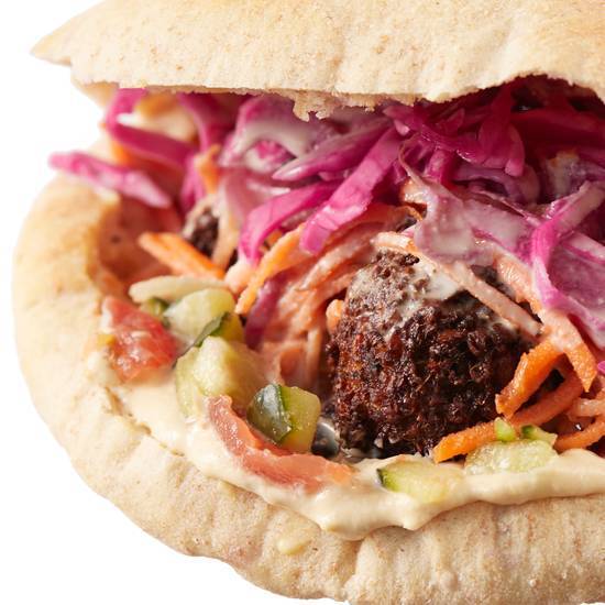 Order Chickpea Fritter Sandwich food online from Clover Food Lab store, Sudbury on bringmethat.com