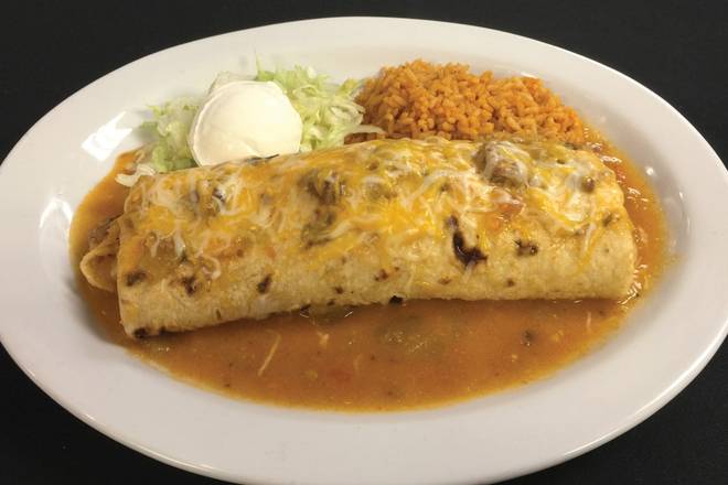 Order Bean and Cheese Burrito food online from Hacienda Colorado store, Denver on bringmethat.com