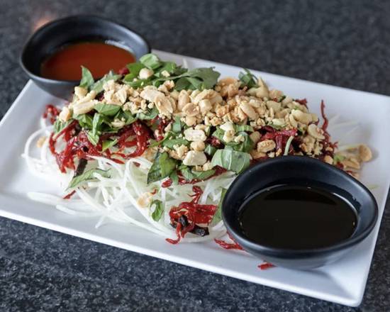Order Đu Đủ Khô Bò Gan Chấy food online from Quan Mii Fountain Valley store, Fountain Valley on bringmethat.com