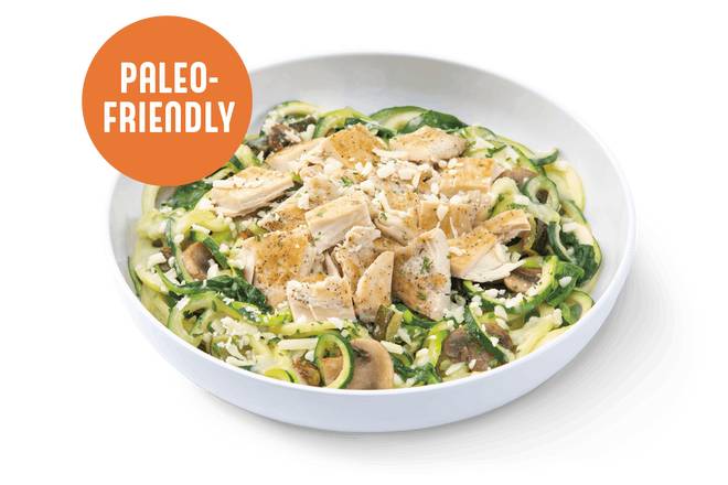 Order Zucchini Roasted Garlic Cream with Grilled Chicken food online from Noodles & Company store, Pueblo on bringmethat.com