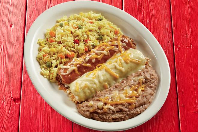 Order Enchilada Plate food online from Fuzzy's Taco Shop store, Beaumont on bringmethat.com