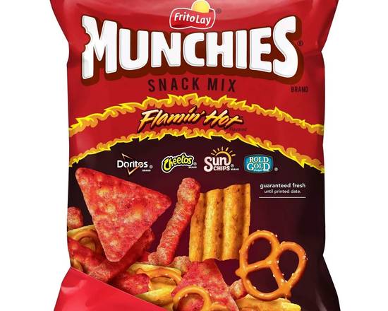 Order Munchies Snack Mix Flaming Hot 8oz food online from Fresko Market store, Miami on bringmethat.com
