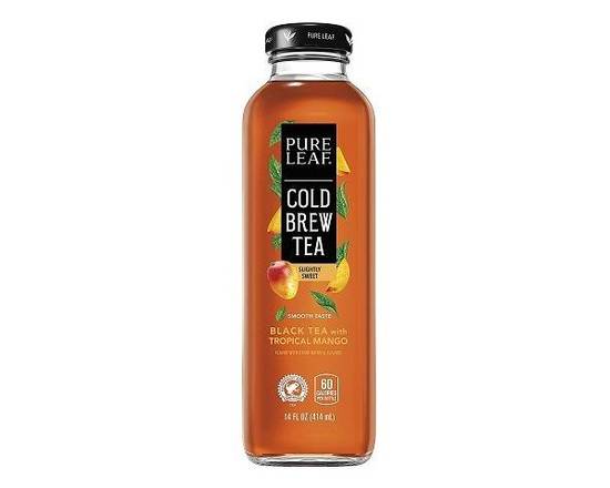 Order Pure Leaf Black Tea with Tropical Mango food online from Glenrose Liquor & Mini Mart store, Glendale on bringmethat.com