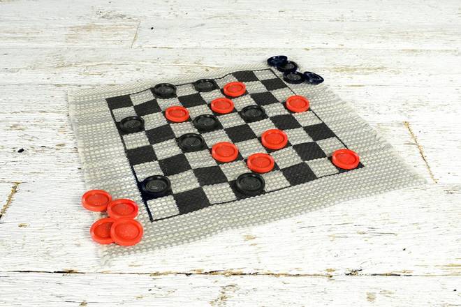 Order Cracker Barrel Mini Travel Checker Rug food online from Cracker Barrel Old Country Store store, Somerset on bringmethat.com