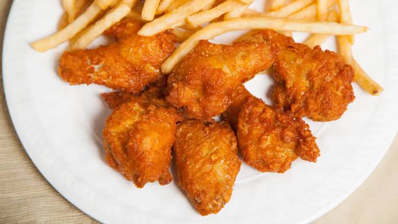 Order 6 pieces hot wings only food online from Crown Fried Chicken store, Mount Vernon on bringmethat.com