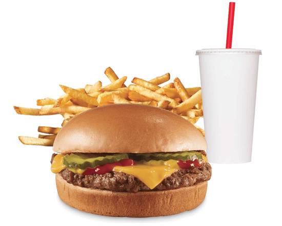 Order Cheeseburger food online from 3 Brothers King of Philly Cheesesteak store, Winter Haven on bringmethat.com
