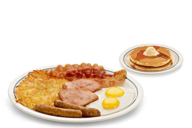 Order Breakfast Sampler food online from IHOP store, Williamstown on bringmethat.com