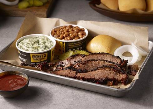 Order Brisket Plate food online from Dickey Barbecue Pit store, Orlando on bringmethat.com