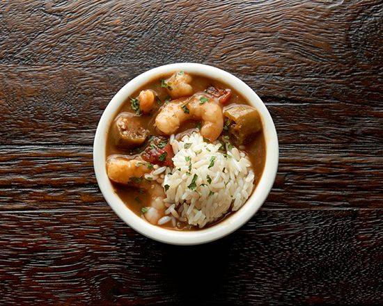 Order Cup Spicy Seafood Gumbo  food online from Jason Deli store, Decatur on bringmethat.com