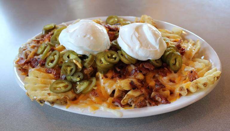 Order Waffles N' Cheese food online from Pluckers Wing Bar store, Addison on bringmethat.com