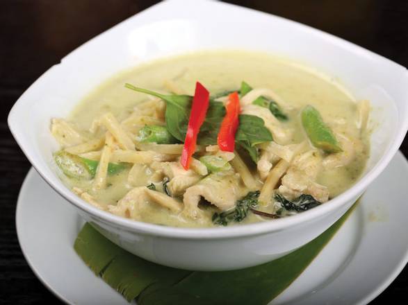 Order Green Curry food online from Thai By Sushi On Fire store, Fountain Valley on bringmethat.com