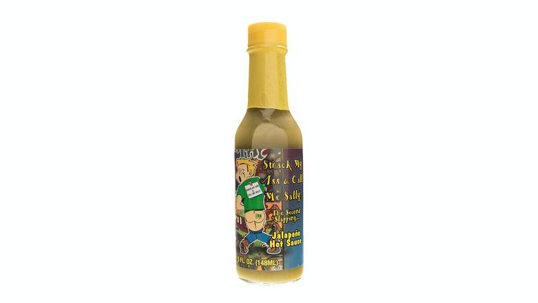 Order Smack My Ass & Call Me Sally Jalapeño Hot Sauce (5 oz) food online from Tijuana Flats - Port Charlotte store, Port Charlotte on bringmethat.com