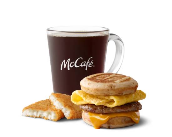 Order Sausage Egg Cheese McGriddle Meal food online from Mcdonald store, Delafield on bringmethat.com