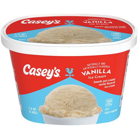 Order Casey's Vanilla Ice Cream 1.5qt food online from Casey store, Elkhart on bringmethat.com