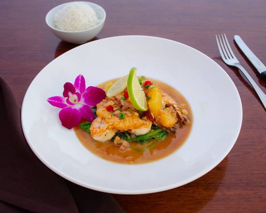 Order Crystal Shrimp Pineapple food online from Thai Essence Restaurant store, Nutley on bringmethat.com