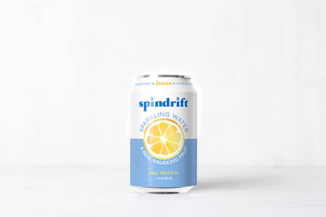 Order Lemon Spindrift (Can) food online from Mendocino Farms store, San Ramon on bringmethat.com