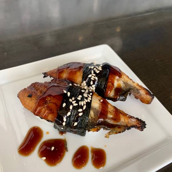Order Unagi (Fresh Water Eel) Nigiri food online from Yu-n-mi store, Beverly Hills on bringmethat.com