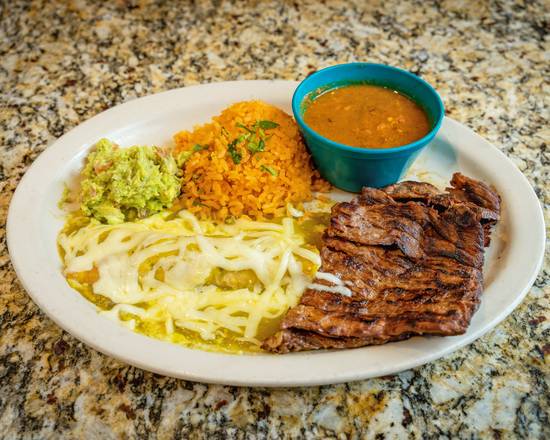 Order Tampiquena Plate food online from Taqueria Arandas store, Austin on bringmethat.com