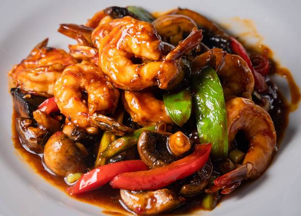 Order Shrimp with Garlic Sauce (Spicy) food online from Qin Dynasty store, Houston on bringmethat.com