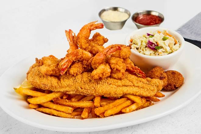 Order Pick 2 Combo food online from Fish City Grill store, Flower Mound on bringmethat.com