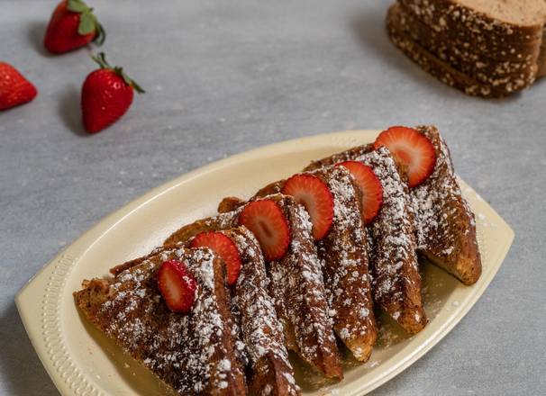 Order Challah French Toast food online from Long Island Bagel Cafe store, Bellmore on bringmethat.com