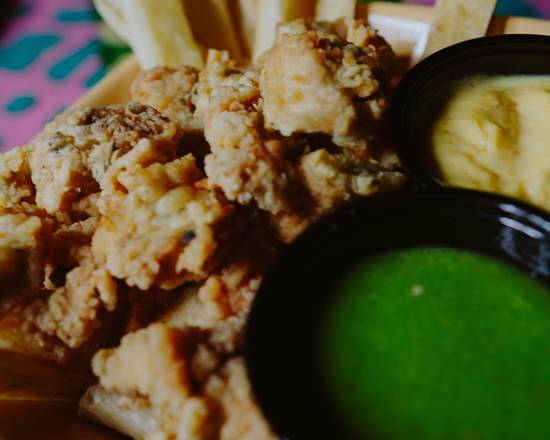Order Chicharron de Pollo & yucca food online from Qusqo Bistro and Gallery store, Los Angeles on bringmethat.com