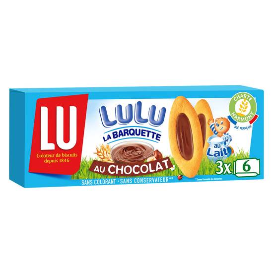 Barquette chocolat Lu 120 gr