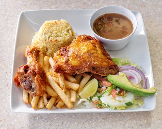 Order Pollo Frito food online from El Tejano Restaurant store, Lynn on bringmethat.com