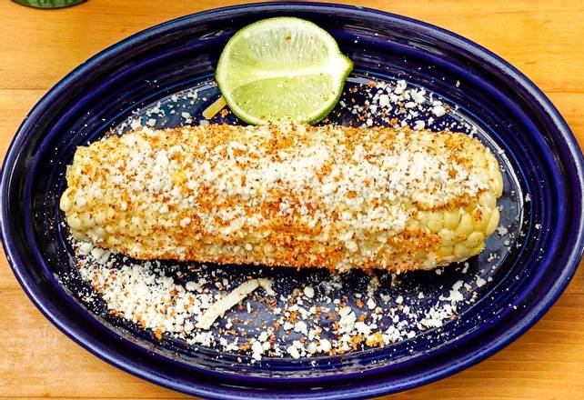 Order Roasted Baja Elote food online from Cafe Coyote store, San Diego on bringmethat.com