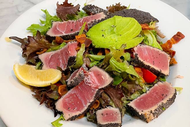 Order Seared Tuna Salad food online from In The Wood store, Berkeley on bringmethat.com