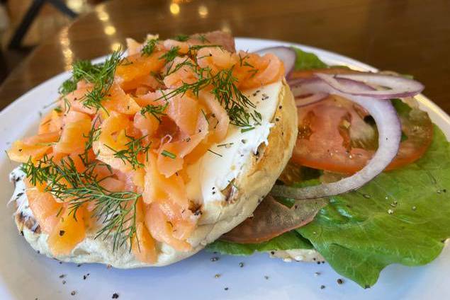 Order Cruise Bagel food online from Perks Coffee & Cafe store, Metairie on bringmethat.com