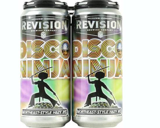 Order Disco Ninja Revision Brewing Company 4pk-16oz food online from Silver Liquor Market store, Los Angeles on bringmethat.com