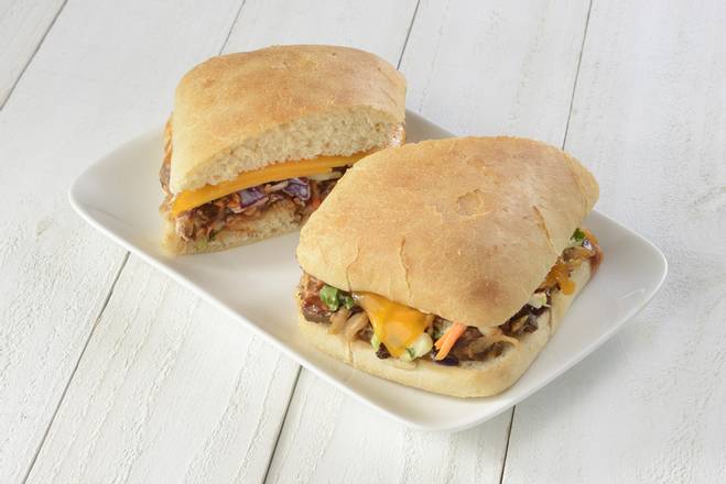 Order BBQ Pork and Slaw Sandwich food online from Nature's Table Cafe store, Tampa on bringmethat.com