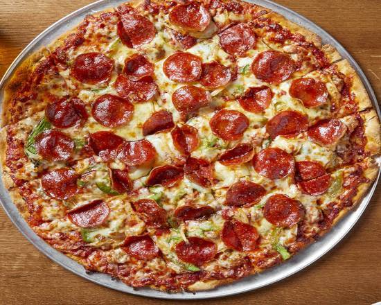 Order (16") Thin Crust food online from Moretti's Ristorante & Pizzeria store, Hoffman Estates on bringmethat.com