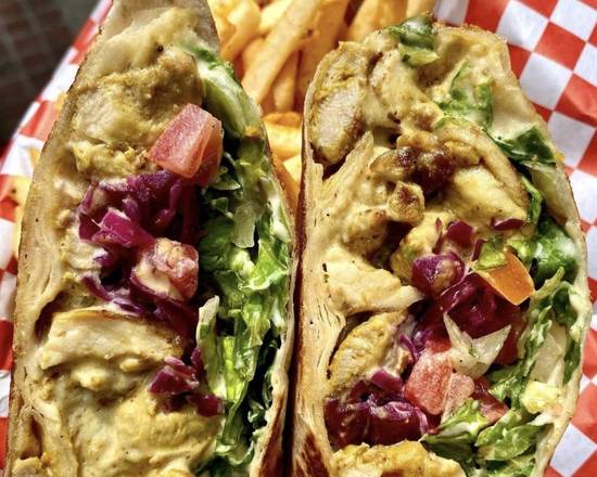 Order Chicken Shawarma Sandwich food online from Z Falafel store, Los Angeles on bringmethat.com