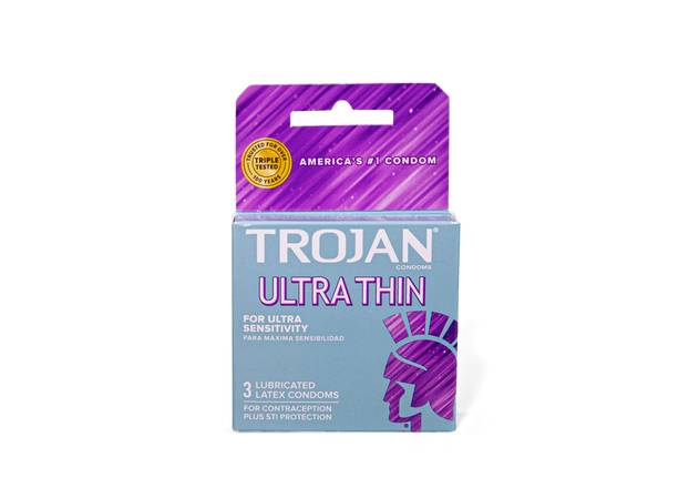 Order Trojan Condom Ultra Thin 3 count food online from Wawa store, Downingtown on bringmethat.com