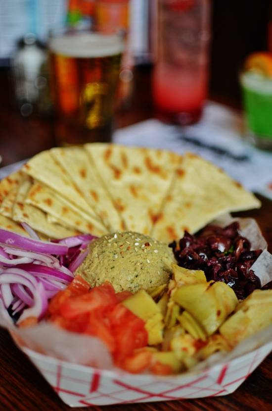Order Hummus food online from Pinky's Westside Grill store, Charlotte on bringmethat.com