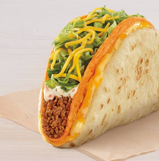 Order Doritos® Cheesy Gordita Crunch - Nacho Cheese food online from Taco Bell store, Spanaway on bringmethat.com