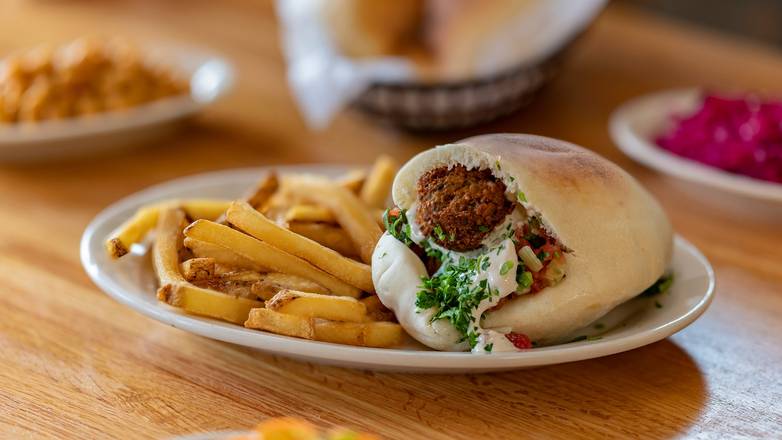 Order Falafel Sandwich food online from Pita Hut store, Miami Beach on bringmethat.com