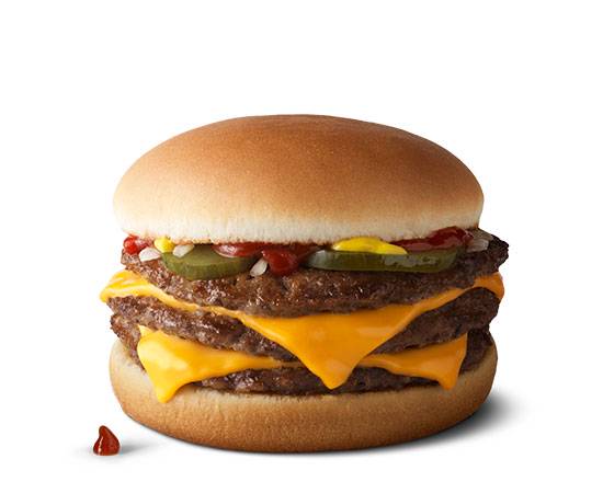 Order Triple Cheeseburger food online from McDonald's store, Dickson on bringmethat.com