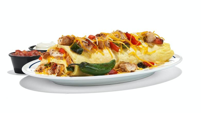 Order Chicken Fajita Omelette food online from IHOP store, Williamstown on bringmethat.com