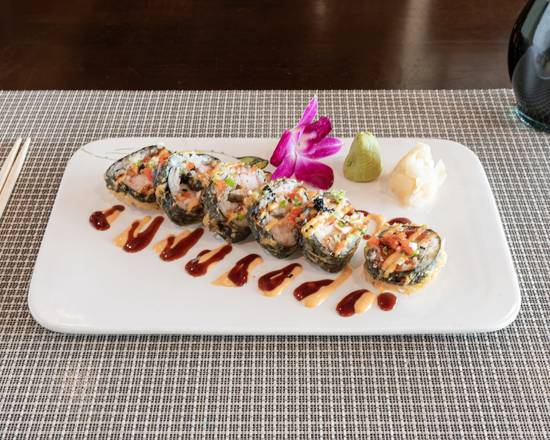 Order Crazy Roll (Fried) food online from Miya Sushi store, Jacksonville on bringmethat.com