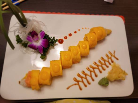 Order Mango Tango Roll food online from Mizu Sushi and Grill store, Jacksonville on bringmethat.com