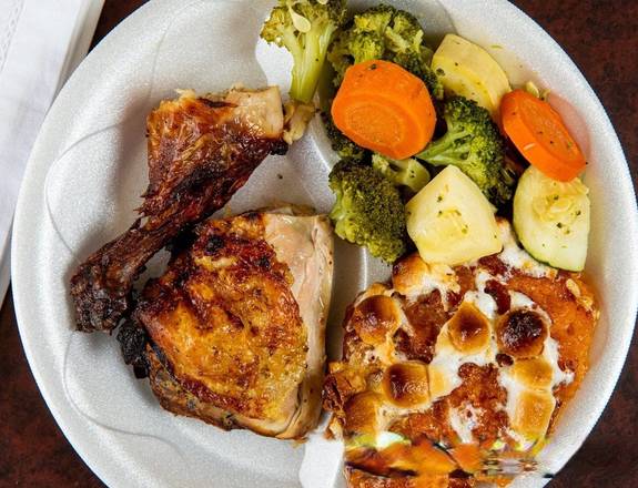 Order Quarter Dark Chicken with Two Sides food online from Chick n Chop store, Pembroke Pines on bringmethat.com