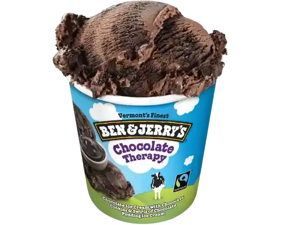 Order Ben & Jerry's Chocolate Therapy Pint food online from Trumbull Super Stop store, Trumbull on bringmethat.com